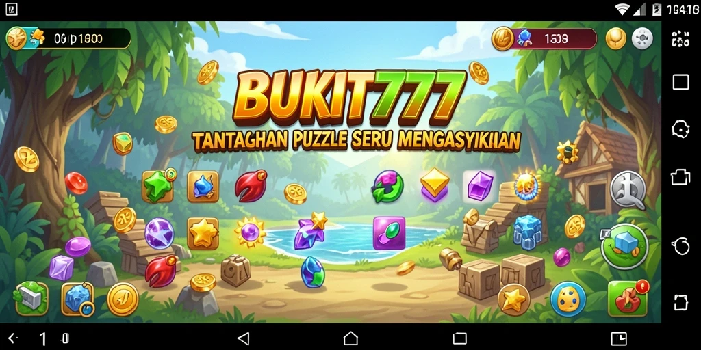 Tampilan gameplay BUKIT777 yang menantang dan seru.
