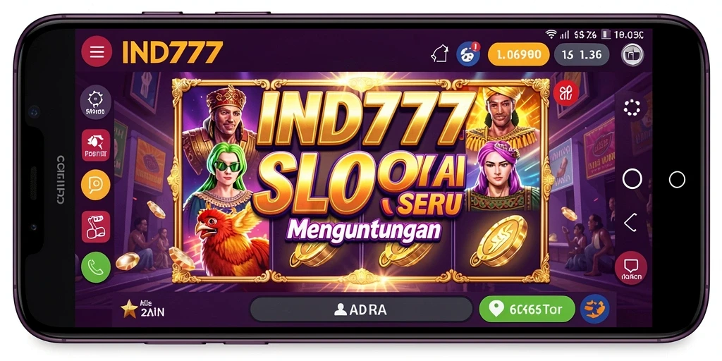 Tampilan gameplay slot yang menarik dan interaktif di IND777.