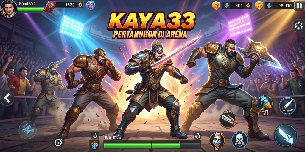 Tampilan gameplay KAYA33 yang penuh aksi dan seru.