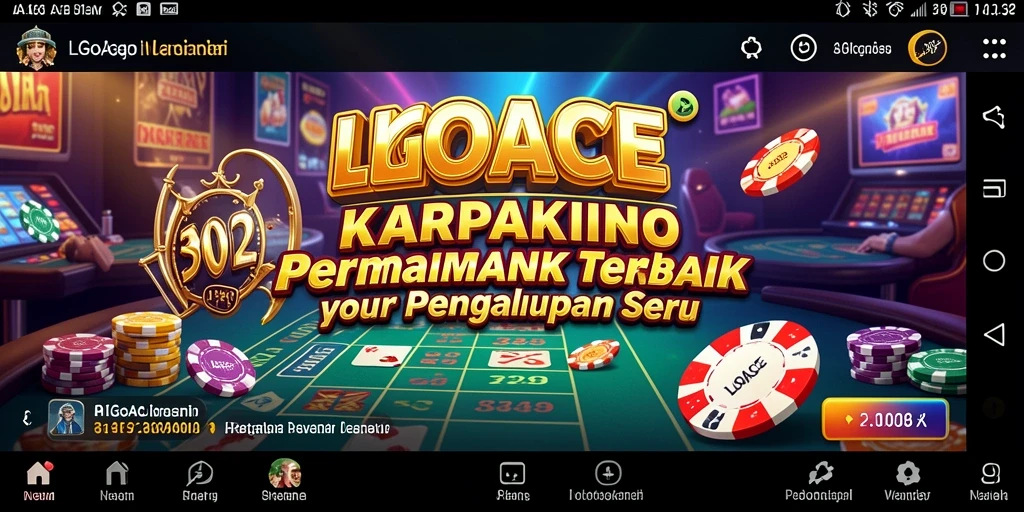 Gameplay menarik LGOACE dalam suasana Kasino yang mendebarkan.